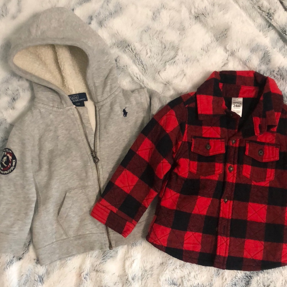2 jackets. Polo Ralph Lauren / carter